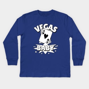 VEGAS Vacation Poker Game Kids Long Sleeve T-Shirt